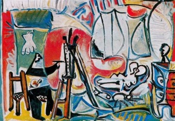 The Artist and His Model L artiste et son modele IV 1963 cubist Pablo Picasso Oil Paintings
